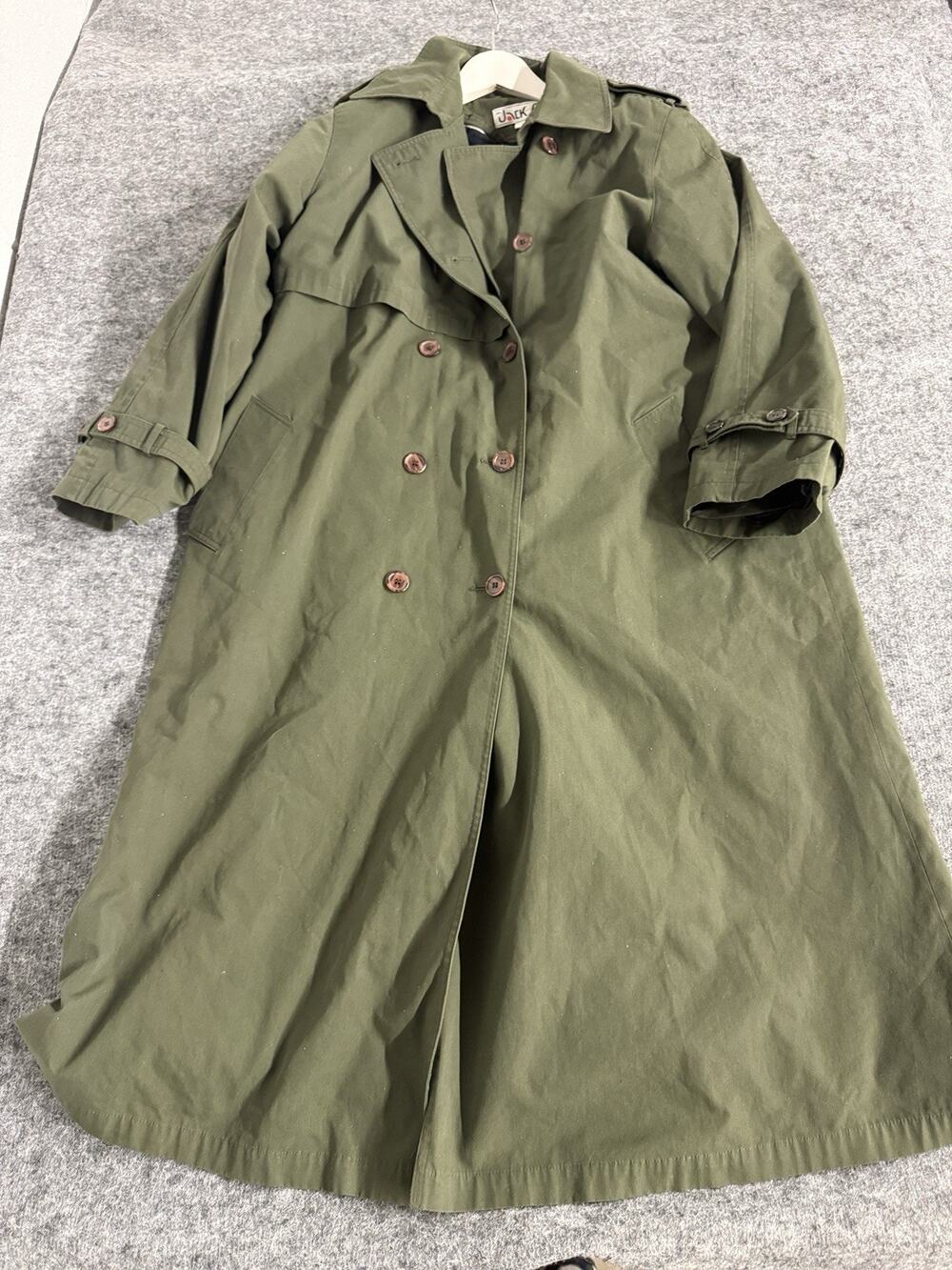 Jack Set Parka Jacket Women 16 Coat Peacoat Army Green Fleece Lined N311